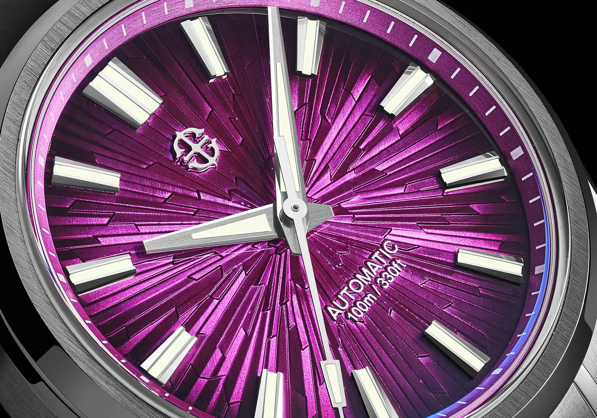 Amethyst Shard Enamel Dial Automatic (PT5000) | AETHELSOHN