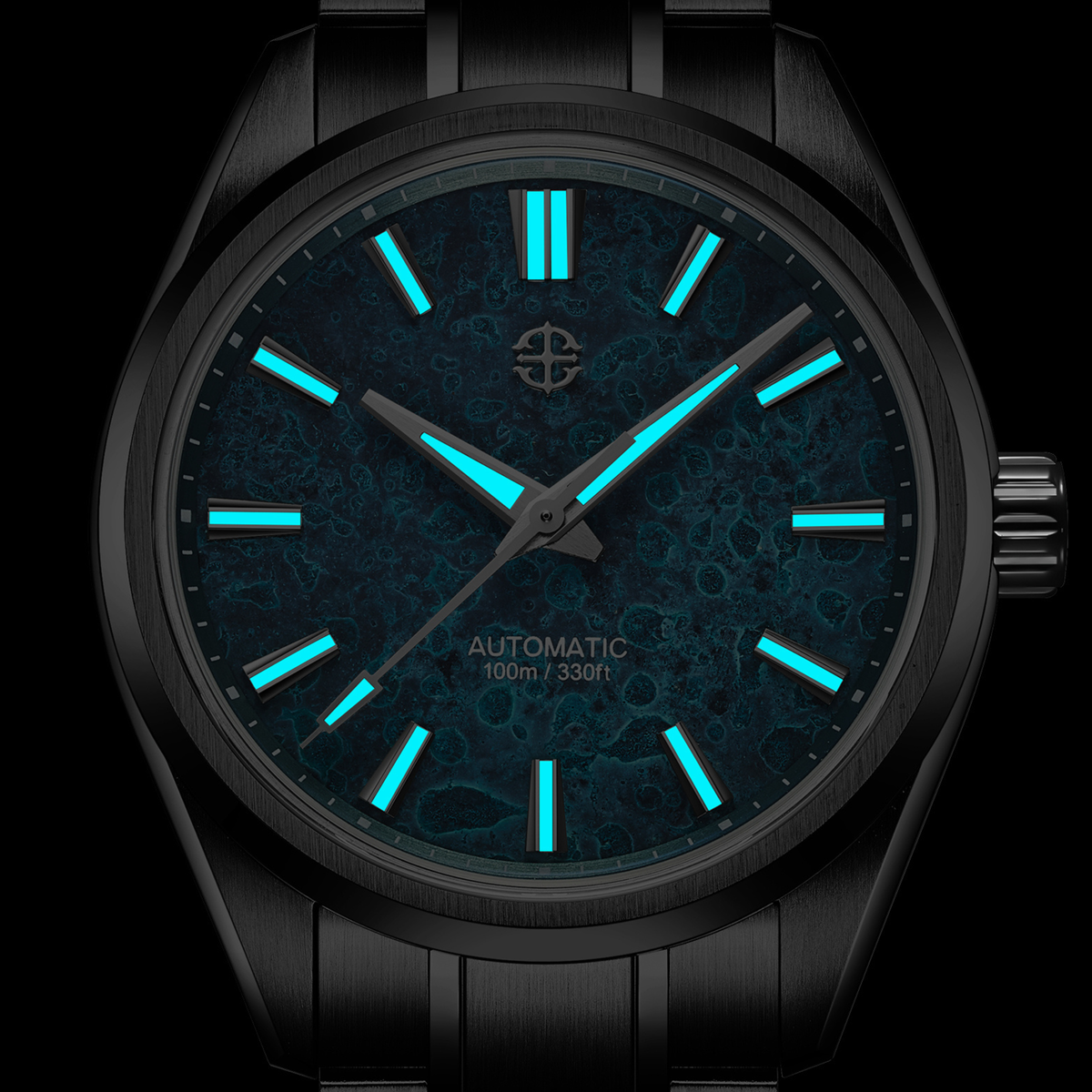 Aqua Shard day and Super-LumiNova BGW9 night comparison