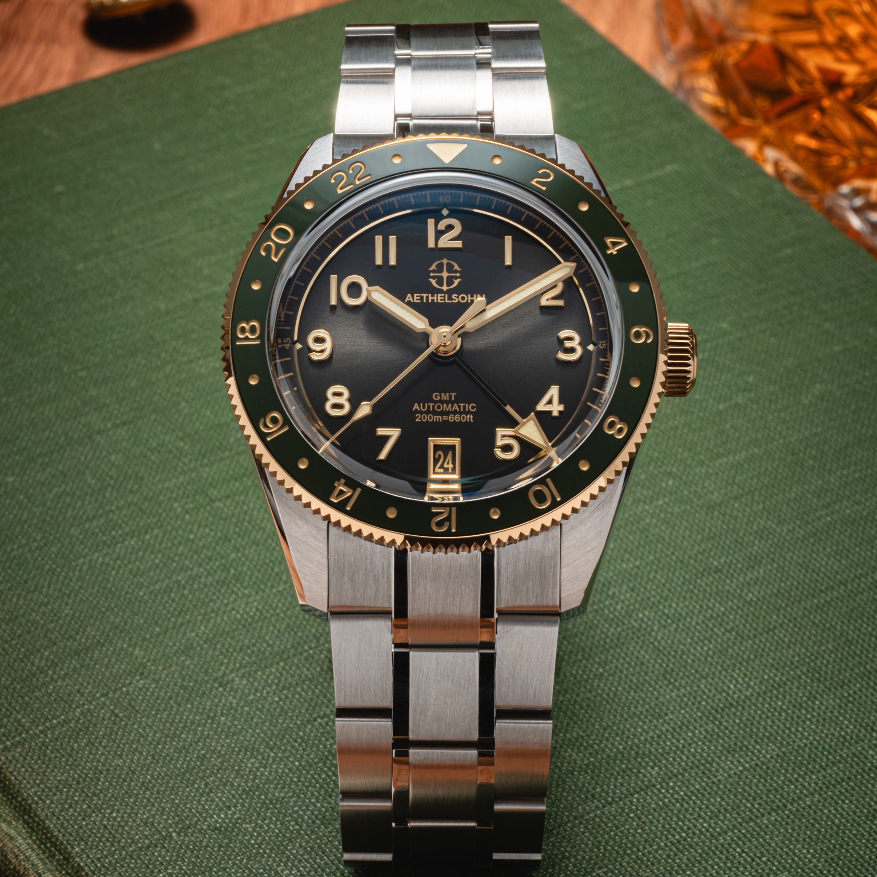 Horizon Forest GMT Automatic Watch | AETHELSOHN