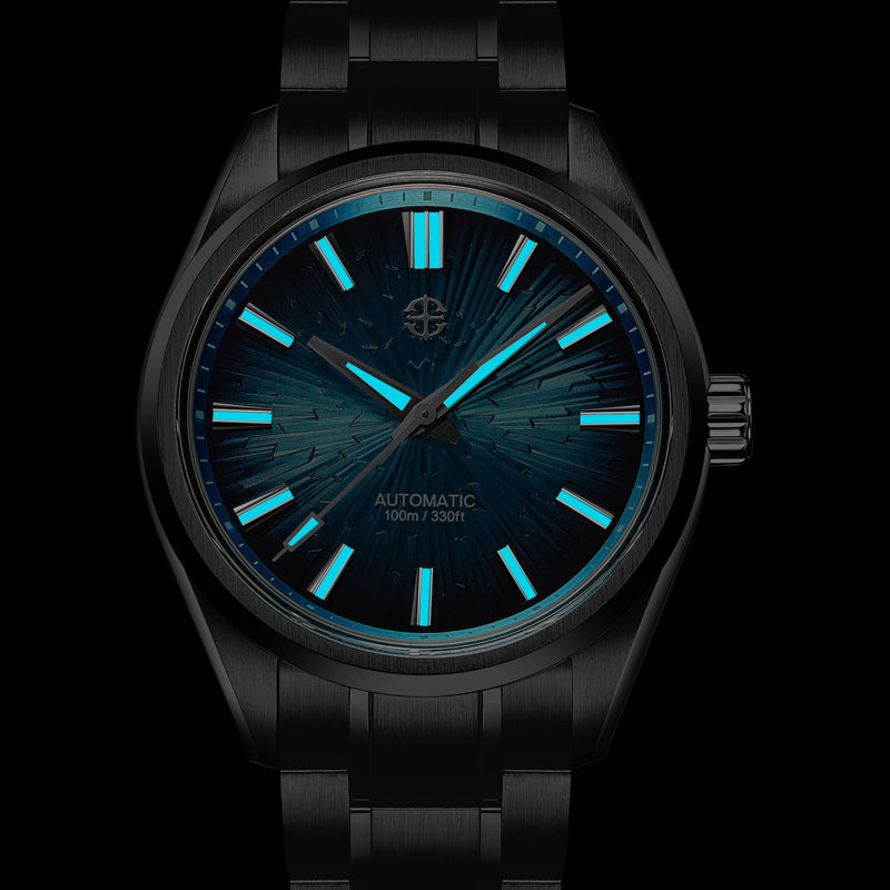 Aqua Shard with Super-LumiNova BGW9 in low light
