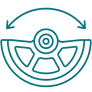 Bidirectional automatic icon
